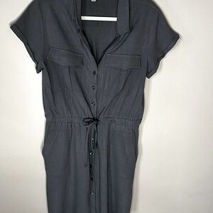 Thread & Supply Linen Blend Shirt Dress